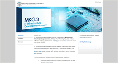 Desktop Screenshot of itinfra.mkcl.org
