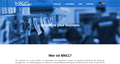 Desktop Screenshot of mkcl.com