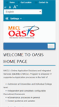 Mobile Screenshot of oasis.mkcl.org